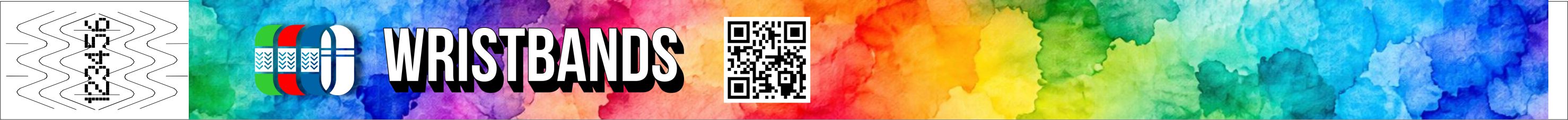 Akvarelový návrh s QR kódem